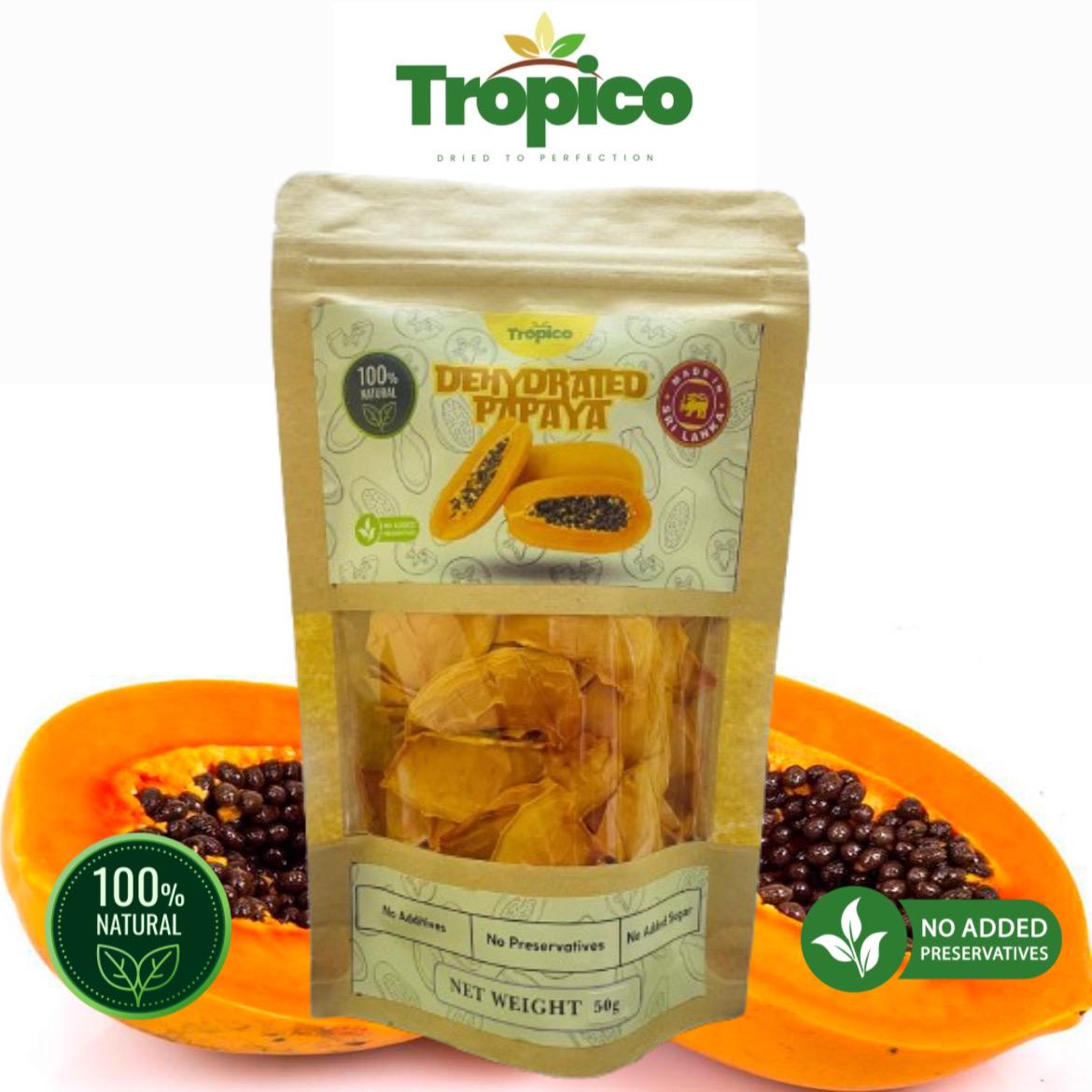 Dehydrated Papaya